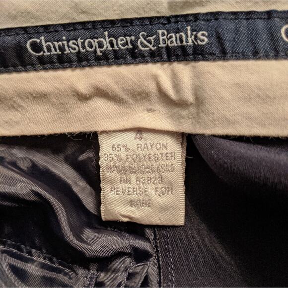 Christopher & Banks Rayon Blend Pants Women's Size 4 - Picture 4 of 5